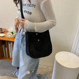 Casual Canvas Tote Bag Large Capacity Shoulder Handbag