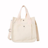 Casual Canvas Tote Bag Large Capacity Shoulder Handbag