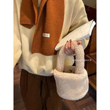 Small Plush Handbag for Women