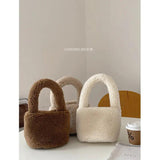 Small Plush Handbag for Women