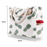 Striped Large Capacity Waterproof Women Beach Handbag