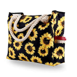 Striped Large Capacity Waterproof Women Beach Handbag