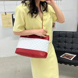 Diamond Pattern Chain Bag Women's Large Capacity Shoulder Handbag