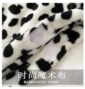 Fluffy Fur Bear Handbag Soft Plush Shoulder Tote Bag for Women