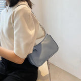 Retro Solid Ladies Handbags Girls Small Shoulder Bags