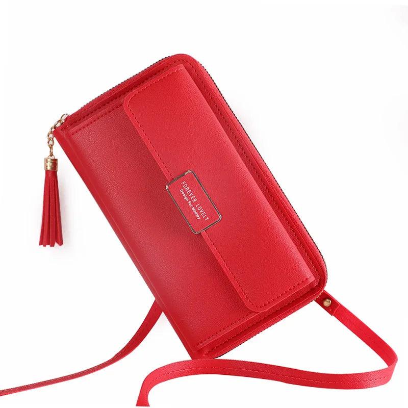 Womens Crossbody Bag Purse Clutch Wallet Shoulder Bag PU