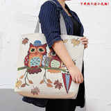 Canvas Shoulder Bag Large Tote Embroidered Vintage Handbag Student School Bolsos