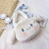 Plush Winter Shoulder Bag for Women Soft Warm Fur Messenger Handbag