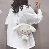 Plush Winter Shoulder Bag for Women Soft Warm Fur Messenger Handbag