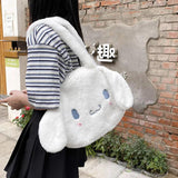 Plush Winter Shoulder Bag for Women Soft Warm Fur Messenger Handbag