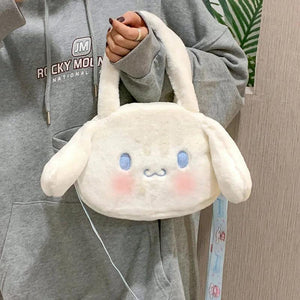 Plush Winter Shoulder Bag for Women Soft Warm Fur Messenger Handbag