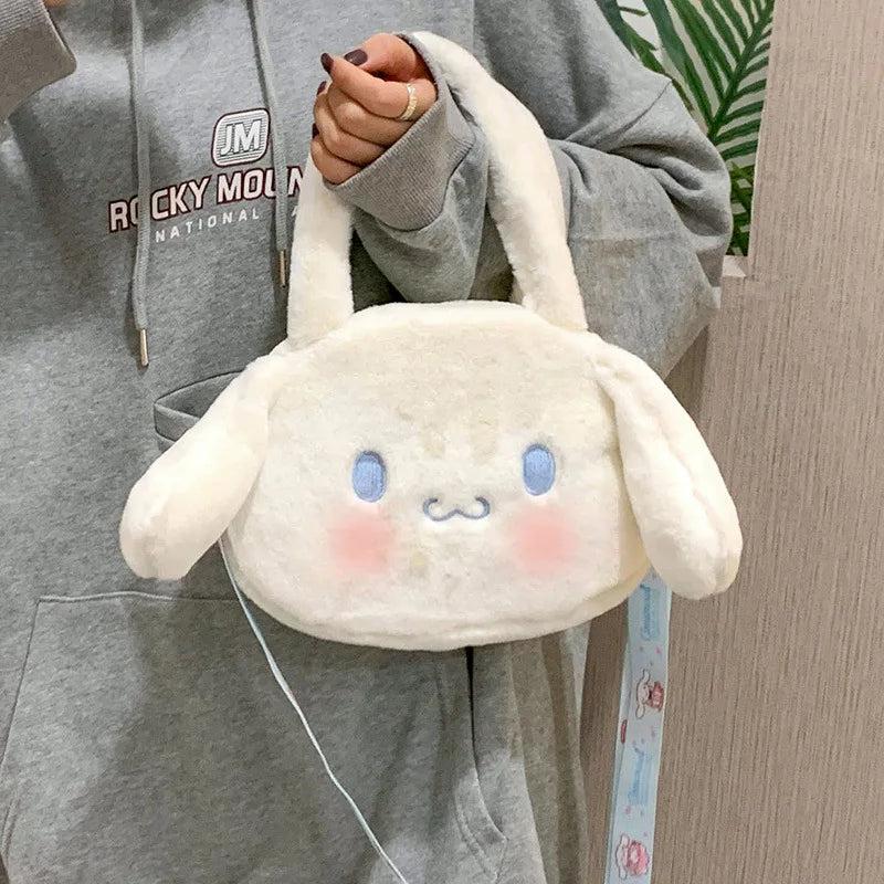 Plush Winter Shoulder Bag for Women Soft Warm Fur Messenger Handbag