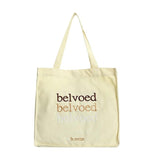 Women Canvas Shoulder Bag Embroidered Daily Shopping Bags