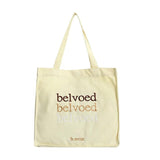 Women Canvas Shoulder Bag Embroidered Daily Shopping Bags