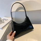 Casual Women Totes Shoulder Bags - Leather Chain Handbag