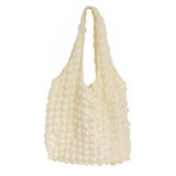 Women Pleated Shoulder Bag Large Capacity Female Handbag