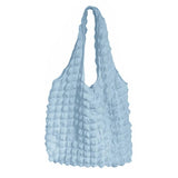 Women Pleated Shoulder Bag Large Capacity Female Handbag