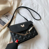 Rhombus Solid Handbag Retro Messenger Bag Casual Shoulder Small Square Bag
