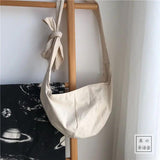 Canvas Shoulder Bag Women Hobo Crossbody Handbag Large Capacity Shopping Bag