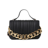 Pleated Women Bag Chain Handbag Crossbody Bag