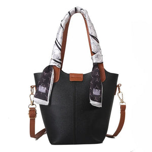Retro Bucket Bag Texture Shoulder Messenger Bag