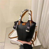Retro Bucket Bag Texture Shoulder Messenger Bag
