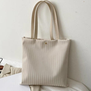 Texture Girl Tote Bag Large Capacity Shoulder Bag Women's Handbag