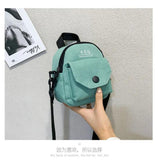 Women's Cartoon Print Canvas Handbag HipHop Girls Messenger Bag
