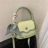 Small Leather Shoulder Bag Crossbody Purse Handbag Underarm Bag