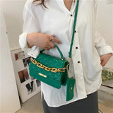 Spring Retro Small Bags Female Diamond Crossbody Bag