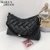 Mara's Women Space Cotton Shoulder Bags Messenger Tote Handbag Gift