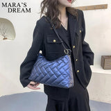 Mara's Women Space Cotton Shoulder Bags Messenger Tote Handbag Gift
