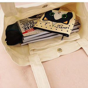 Canvas Tote Bag Handbag One Shoulder Bag Spring Tide Model Borse Bags