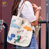 Canvas Tote Bag Handbag One Shoulder Bag Spring Tide Model Borse Bags