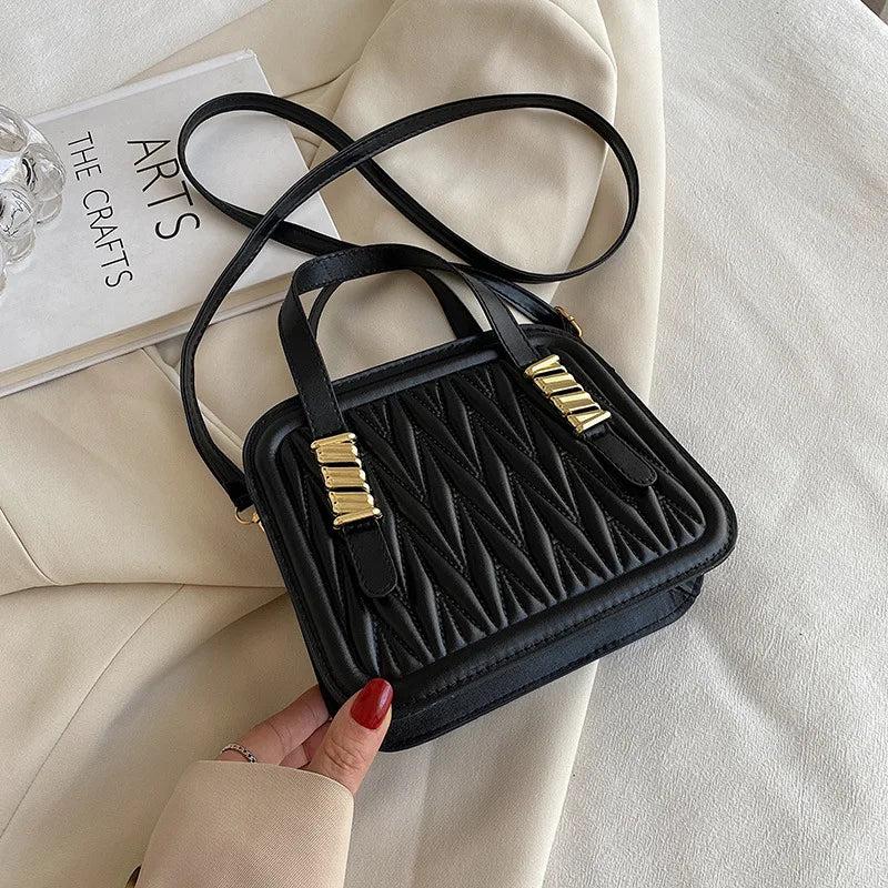Retro Small Crossbody Bag Handbag Biscuit Bag
