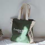 Korea Campus Leisure Canvas Shoulder Bag Student Handbag