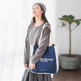 Korea Campus Leisure Canvas Shoulder Bag Student Handbag