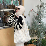 Soft Plush Shoulder Bags Handbags Furry Girls Student Pencil Pouch