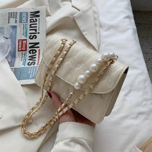 Small Square Bag PU Chain Shoulder Bag