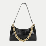 French Style Shoulder Bags for Women PU Leather Armpit Purse