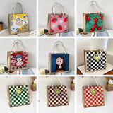 Retro Casual Ladie Handbag Shoulder Bag Female Graffiti Canvas Handbags