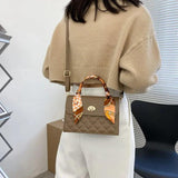 Women's Mini Square Shoulder Messenger Crossbody Bag