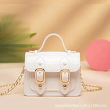 Jelly Mini Bag Chain Shoulder Bag for Women Handbags
