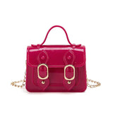 Jelly Mini Bag Chain Shoulder Bag for Women Handbags