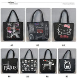 Canvas Women Bag High-capacity Mummy Shopping Big Shoulder Bag
