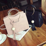 Retro Tassel Shoulder Bag for Women