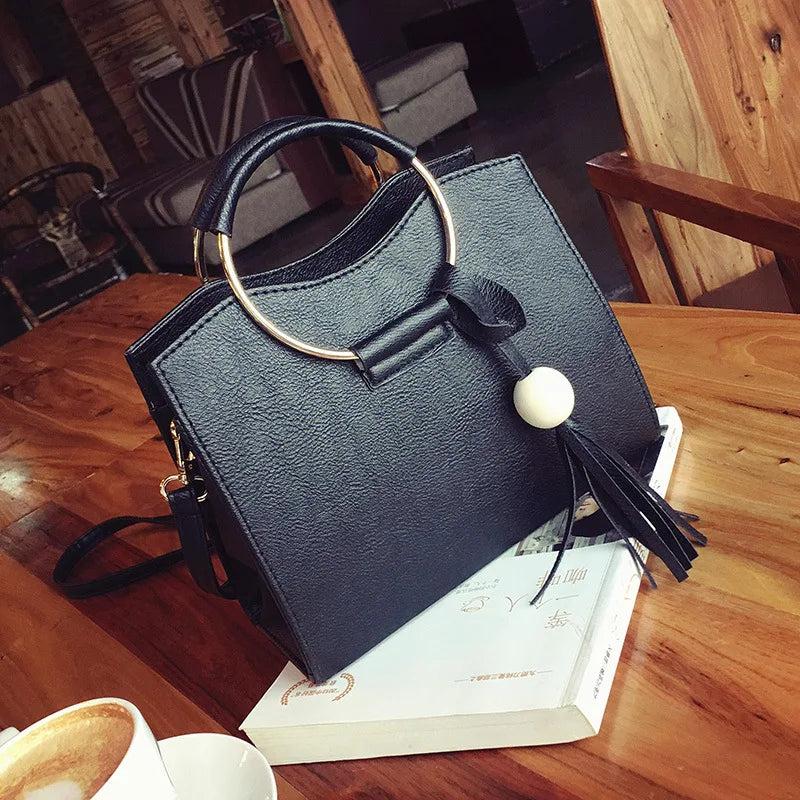 Retro Tassel Shoulder Bag for Women