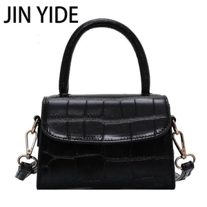 Mini Stone Pattern PU Leather Shoulder Crossbody Bags for Women