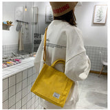 Corduroy Single Shoulder Bag Messenger Bag