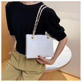 Chain Bucket Bag Wild Shoulder Tote Handbag